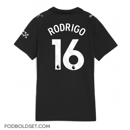 Manchester City Rodri Hernandez #16 Udebanetrøje Dame 2025-26 Kortærmet
